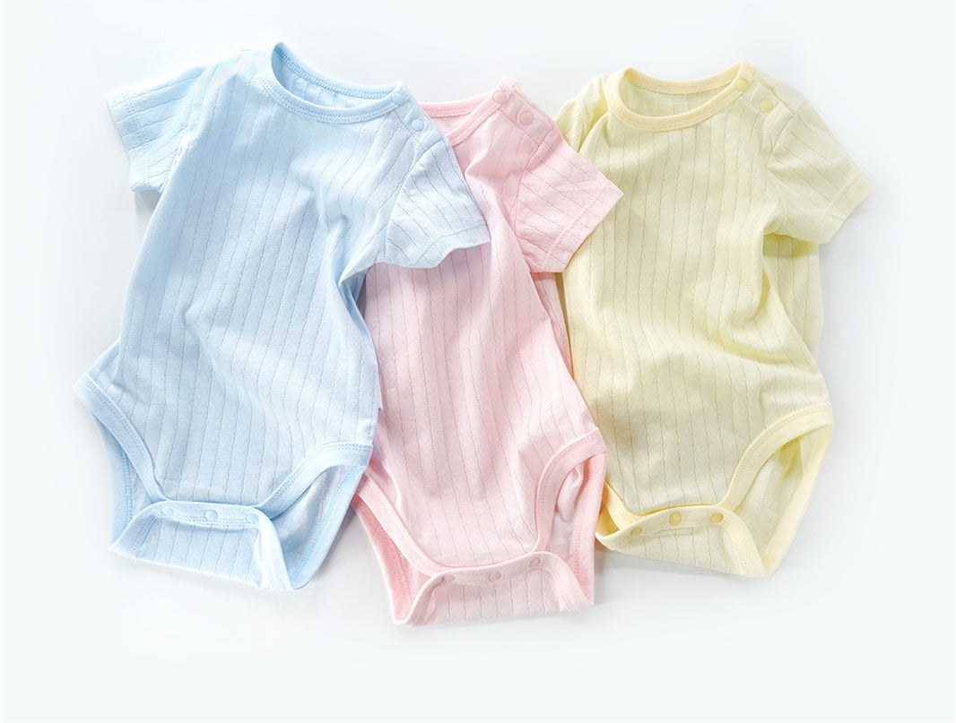 Baby Short-Sleeved Triangle Romper For Men And Women Baby One-Piece