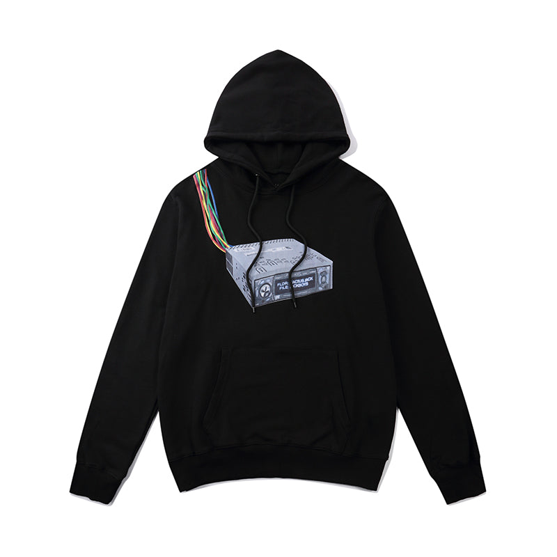 Three-Dimensional Color Line Hoodie Hoodie