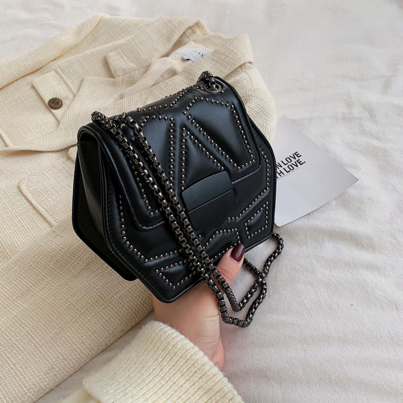 Vintage studs women bag