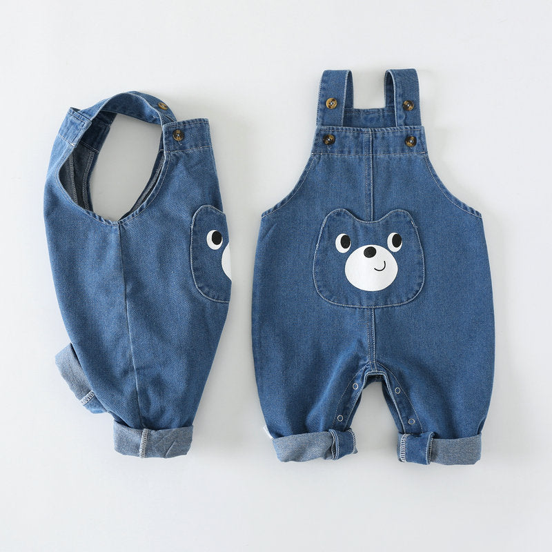 Babies' Overalls Men And Women Baby Jeans