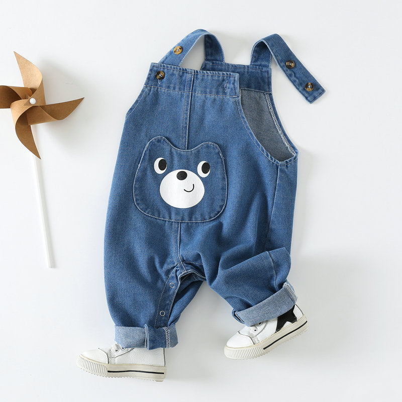 Babies' Overalls Men And Women Baby Jeans