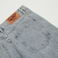 Embroidery Wash Denim Trousers For Men