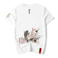 Printed personality couple T-shirt men