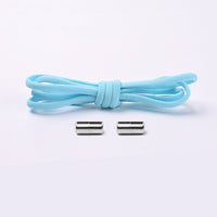 Elastic No Tie Shoelaces Semicircle Shoe Laces For Kids And Adult Sneakers Quick Lazy Metal Lock Laces Shoe Strings