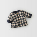 Baby plaid cotton clothes for men and women