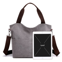 Shoulder women bag canvas bag
