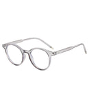 The New Anti-Blue Light Flat Glasses Fashion Round Flat Glasses Trend The Same Glasses