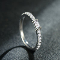 925 Silver Light Luxury Micro-inlaid European And American Internet Celebrity Popular Ring