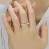 925 Silver Light Luxury Micro-inlaid European And American Internet Celebrity Popular Ring