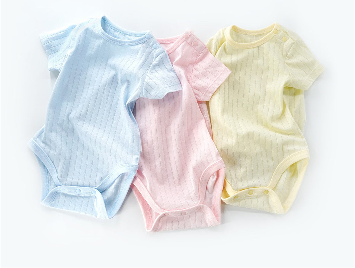 Baby Short-Sleeved Triangle Romper For Men And Women Baby One-Piece