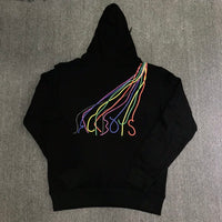 Three-Dimensional Color Line Hoodie Hoodie