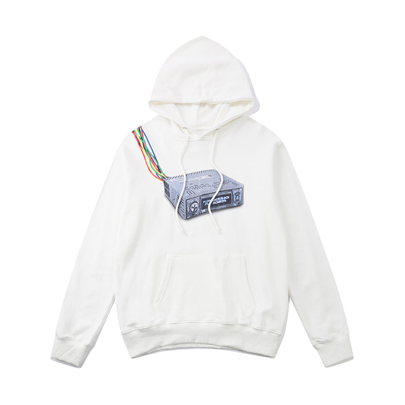 Three-Dimensional Color Line Hoodie Hoodie