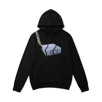 Three-Dimensional Color Line Hoodie Hoodie