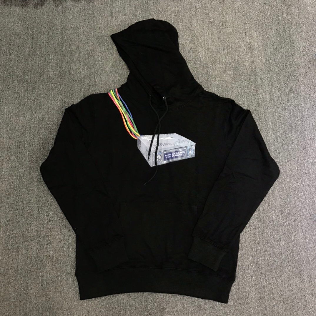 Three-Dimensional Color Line Hoodie Hoodie