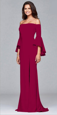 Red Long Dress Womens Sexy Evening Gown Lady Dress