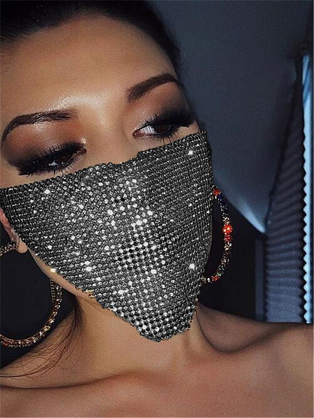 Explosive Metal  Jewelry Mask