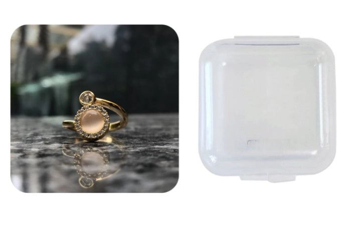 Ring With Transparent Box