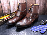 Trendy Top Layer Cowhide High Top Mens Boots