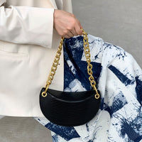 One-shoulder armpit bag women bag all-match crescent bag