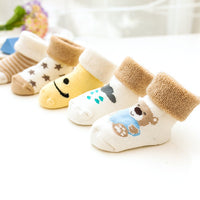 Autumn and winter thick warm children's socks terry cute tube socks men and women baby socks baby socks