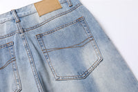 Vintage Fashion Denim Trousers For Men
