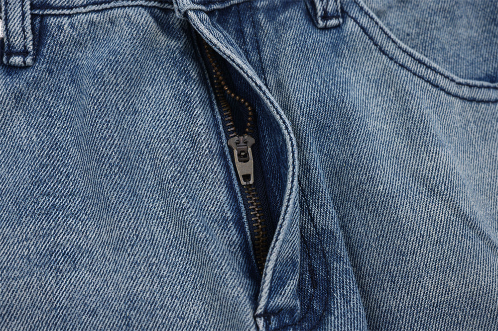 Distressed Skinny Denim Trousers For Men