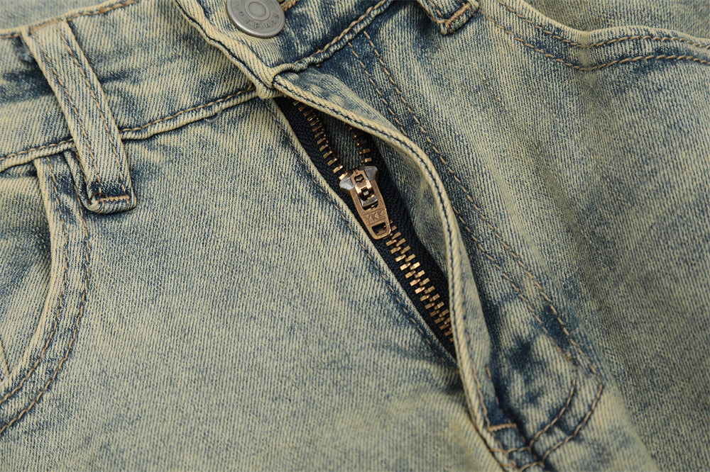 Retro Straight Wide Trousers For Men