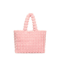 Plaid Handbags Winter Fashion High Capacity Shopping Plush Bag Korean Style Personalized Designer Luxury Tote Bags For Women