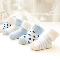 Autumn and winter thick warm children's socks terry cute tube socks men and women baby socks baby socks