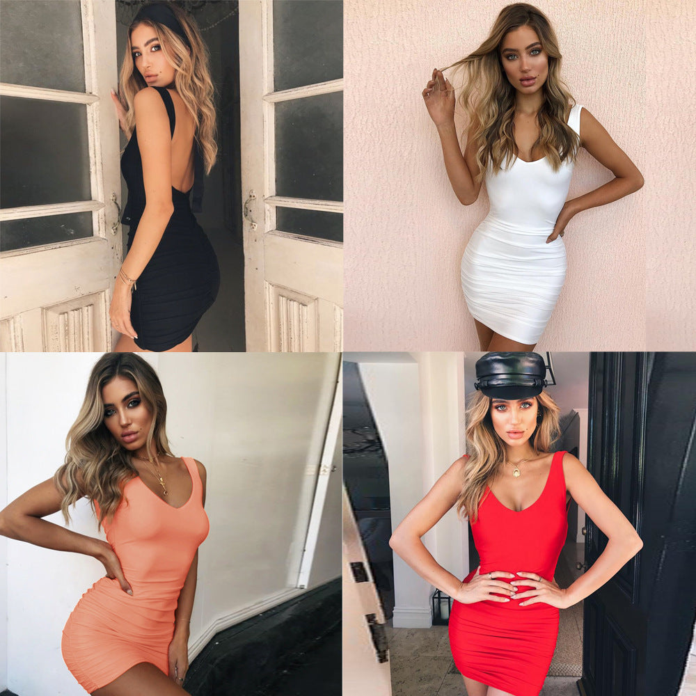 Women's Sexy Nightclub Dress - Bodycon Party Mini Dress | Club Wear Outfit