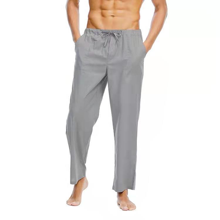 Casual Linen Cotton Trousers For Men
