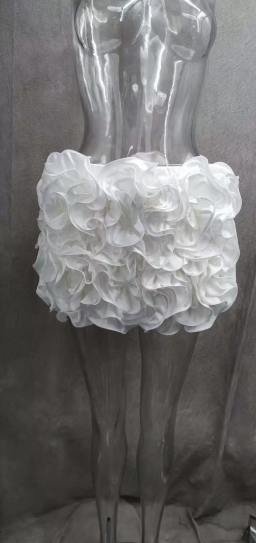 New Strap Adjustable Tube Top Short Skirt Strapless Ball Gown Mini Fashion Celebrity Nightclub Party Dress Birthday Cocktail Girls' Outfit