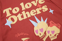 Mens Fashion Casual Fun Skull And Bones Print Short Sleeve