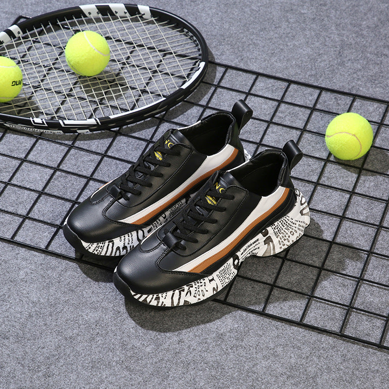 Men's Thick Sole Casual Inner Heightening Breathable Sneakers