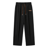 Straight Ice Silk Leisure Trousers For Men