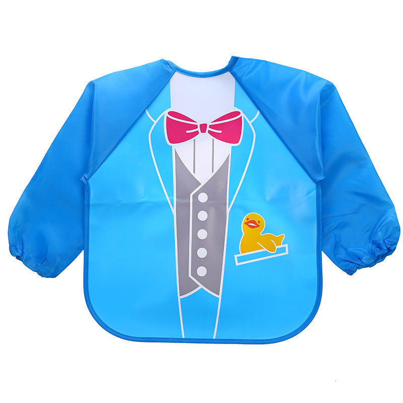 Children's Gown Long Sleeve Kids Waterproof Meal Baby Apron Painting Clothes Bib Protective Clothing JOVARK