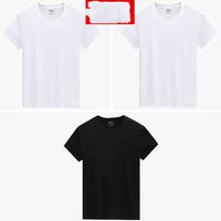 White short sleeve t-shirt men