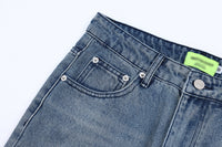 Distressed Skinny Denim Trousers For Men