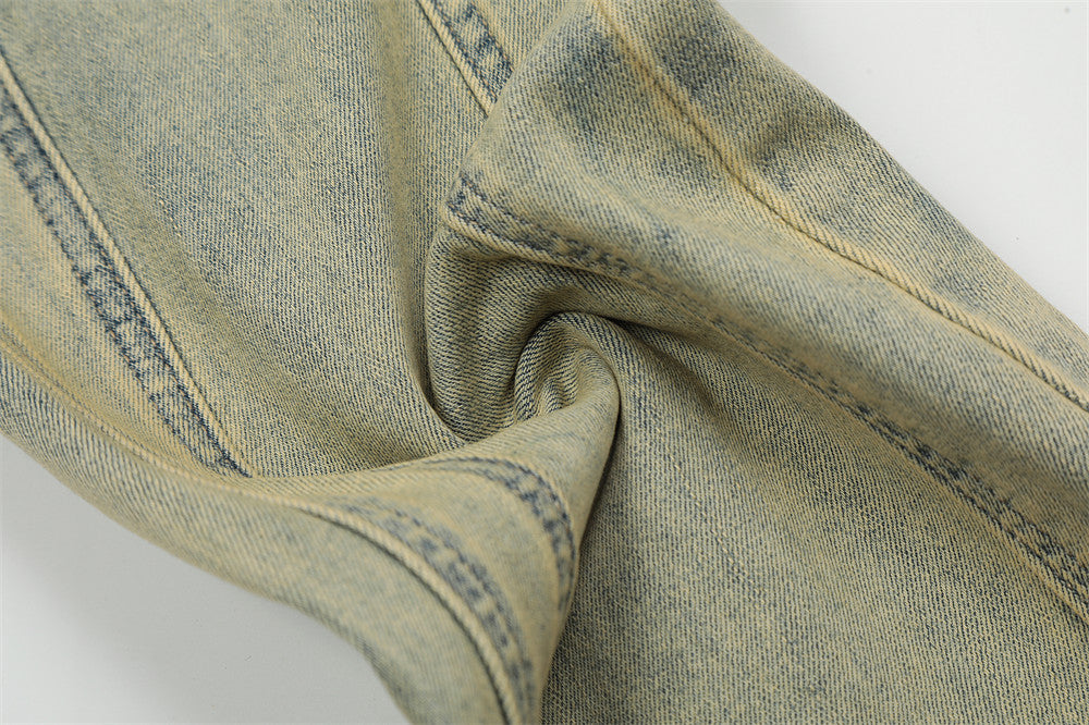 Retro Straight Wide Trousers For Men