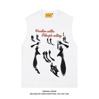 Printed Sleeveless T-shirt For Men