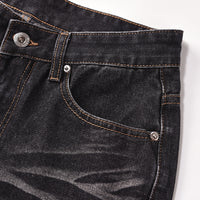 Fashion Straight Denim Trousers For Men