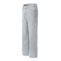 Embroidery Wash Denim Trousers For Men