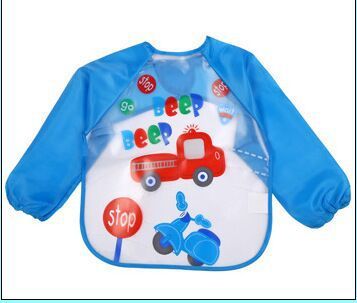 Children's Gown Long Sleeve Kids Waterproof Meal Baby Apron Painting Clothes Bib Protective Clothing JOVARK