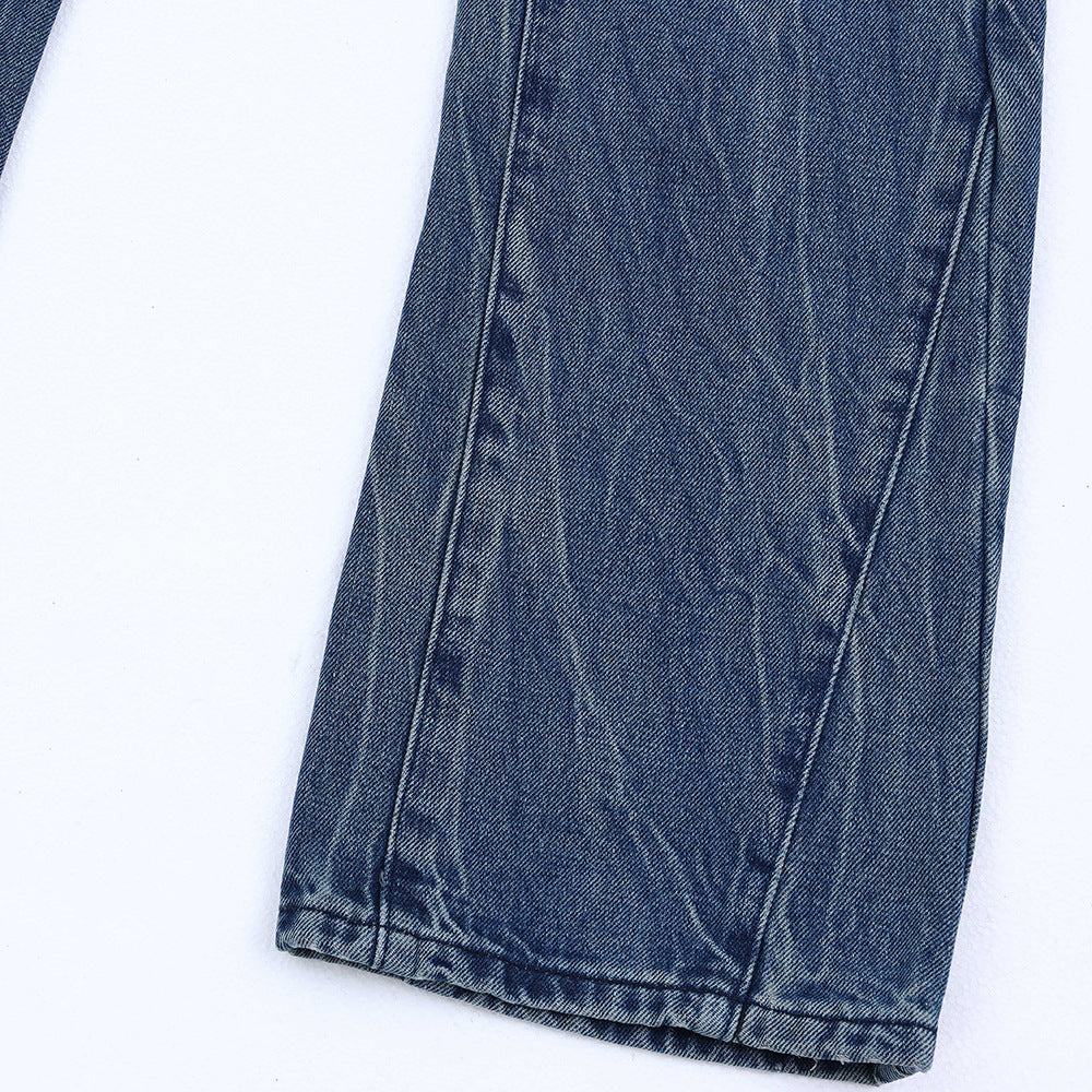 Distressed Skinny Denim Trousers For Men