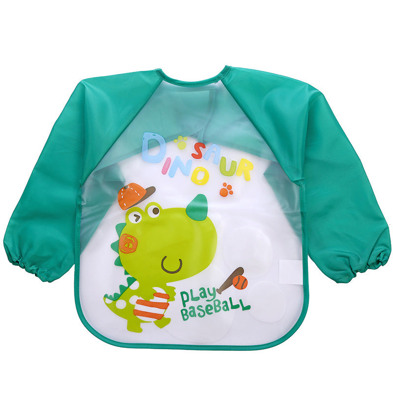 Children's Gown Long Sleeve Kids Waterproof Meal Baby Apron Painting Clothes Bib Protective Clothing JOVARK