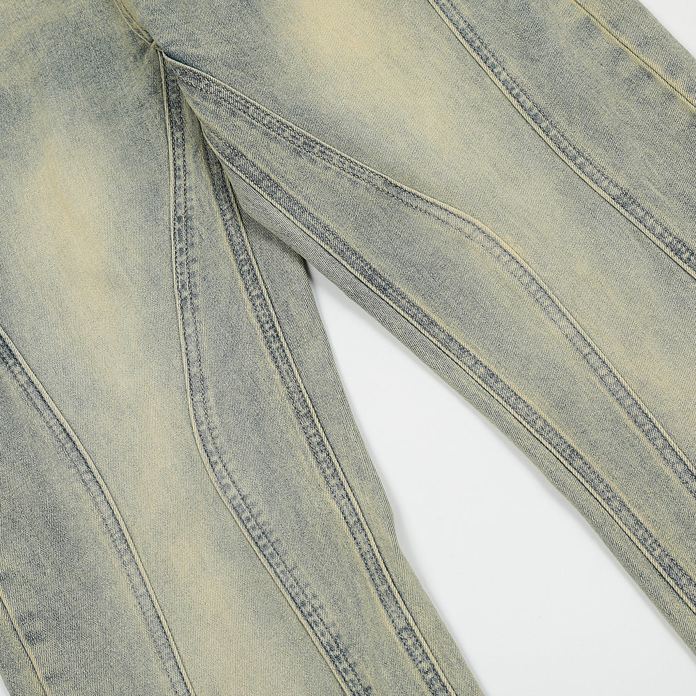 Retro Straight Wide Trousers For Men