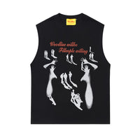 Printed Sleeveless T-shirt For Men