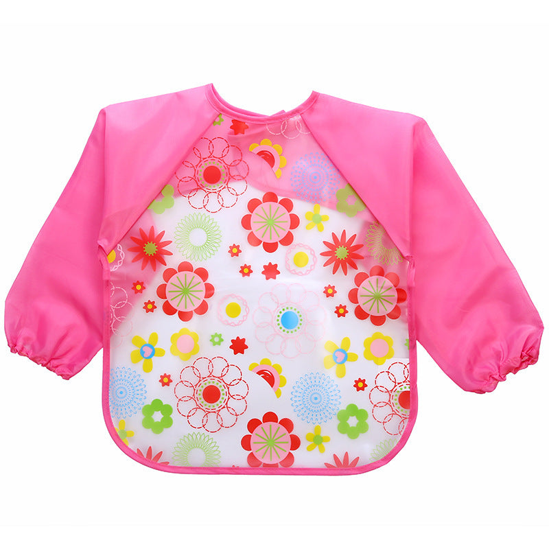 Children's Gown Long Sleeve Kids Waterproof Meal Baby Apron Painting Clothes Bib Protective Clothing JOVARK