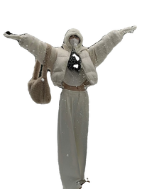 Lamb Wool Short Down Jacket Warm Padded Jacket