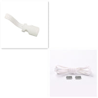 Elastic No Tie Shoelaces Semicircle Shoe Laces For Kids And Adult Sneakers Quick Lazy Metal Lock Laces Shoe Strings